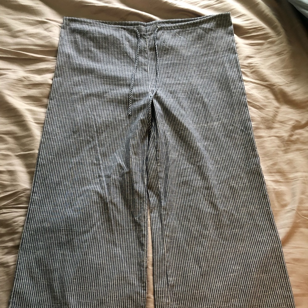 Striped Linen Pants